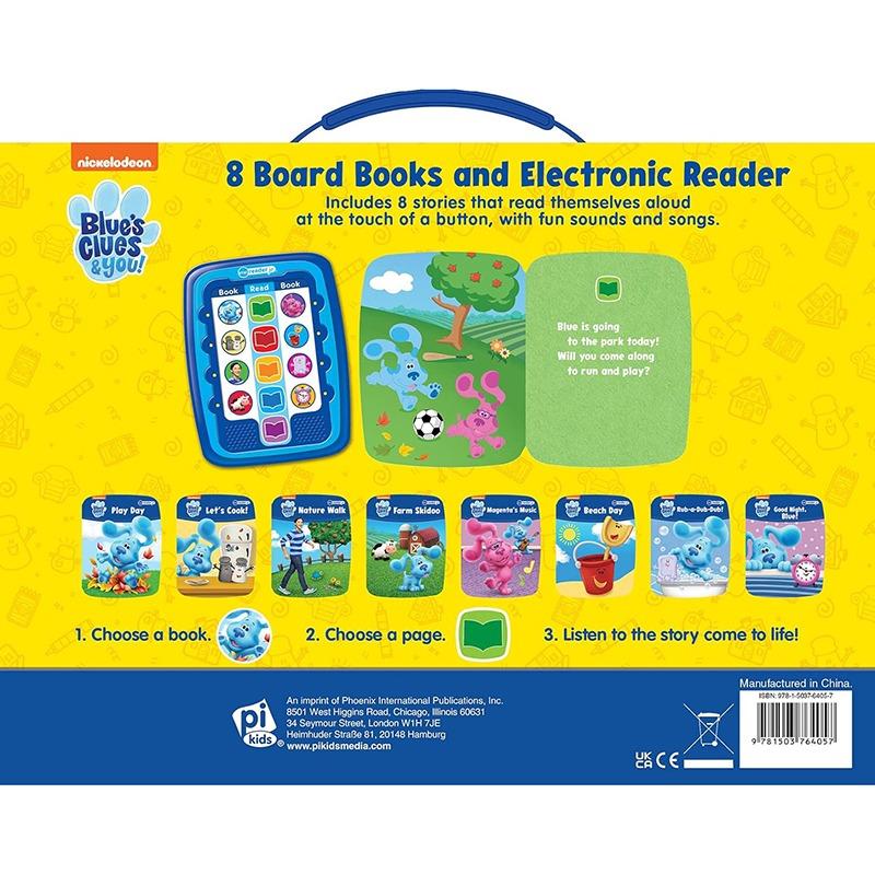 Nickelodeon Blue's Clues Me Reader Electronic Reader and 8 Sound Book