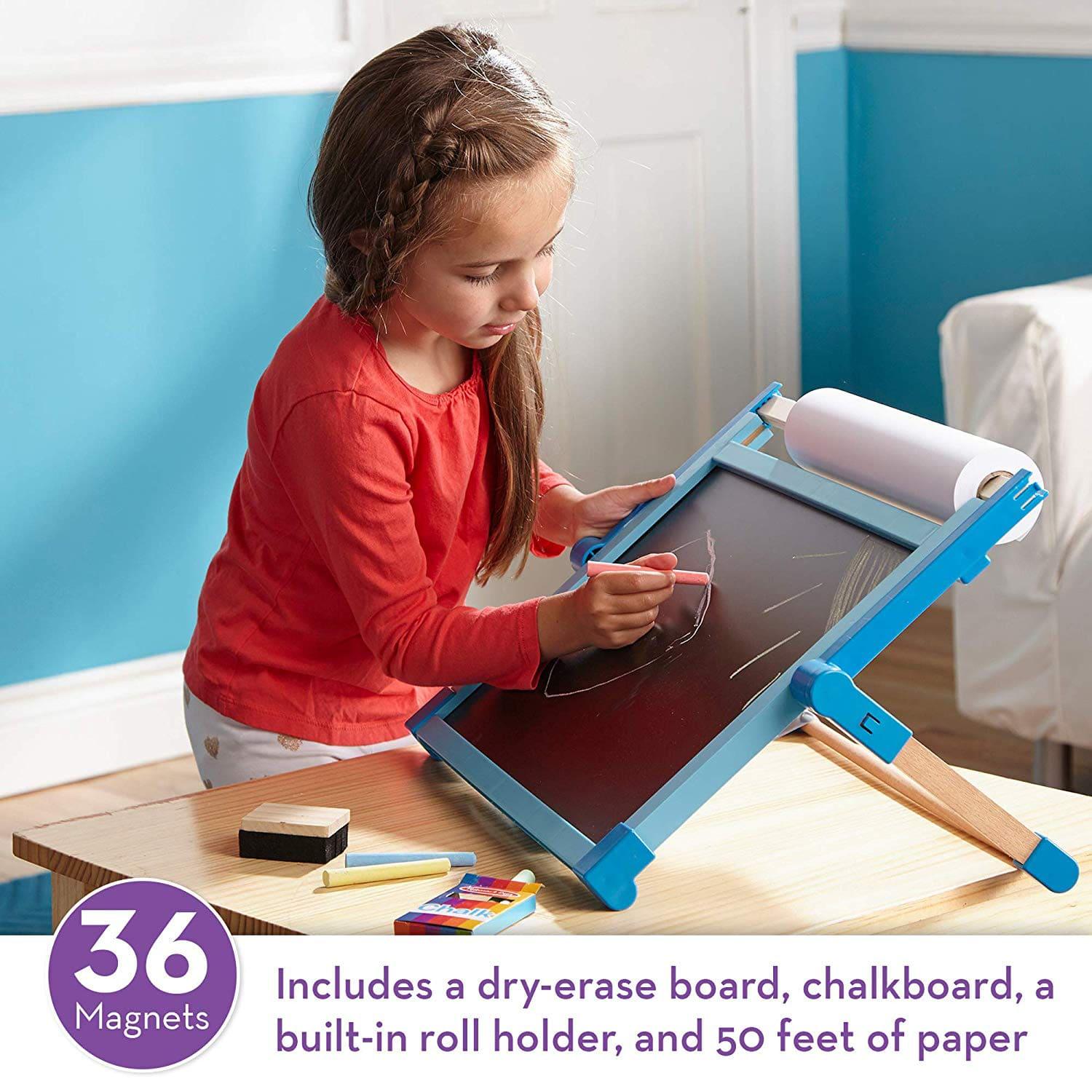 Melissa And Doug Double Sided Magnetic Tabletop Easel