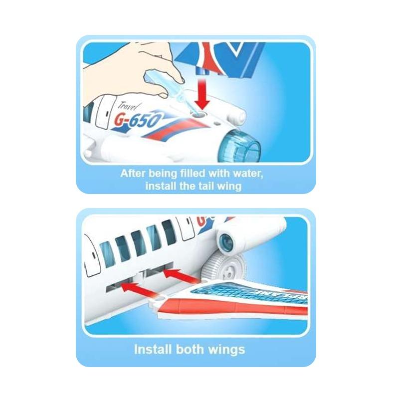 Airplane Toy G-650 with Smoke