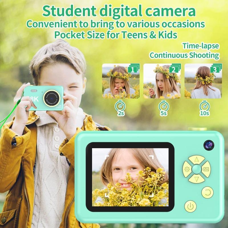 My Cam Children 8K Digital Camera - Green