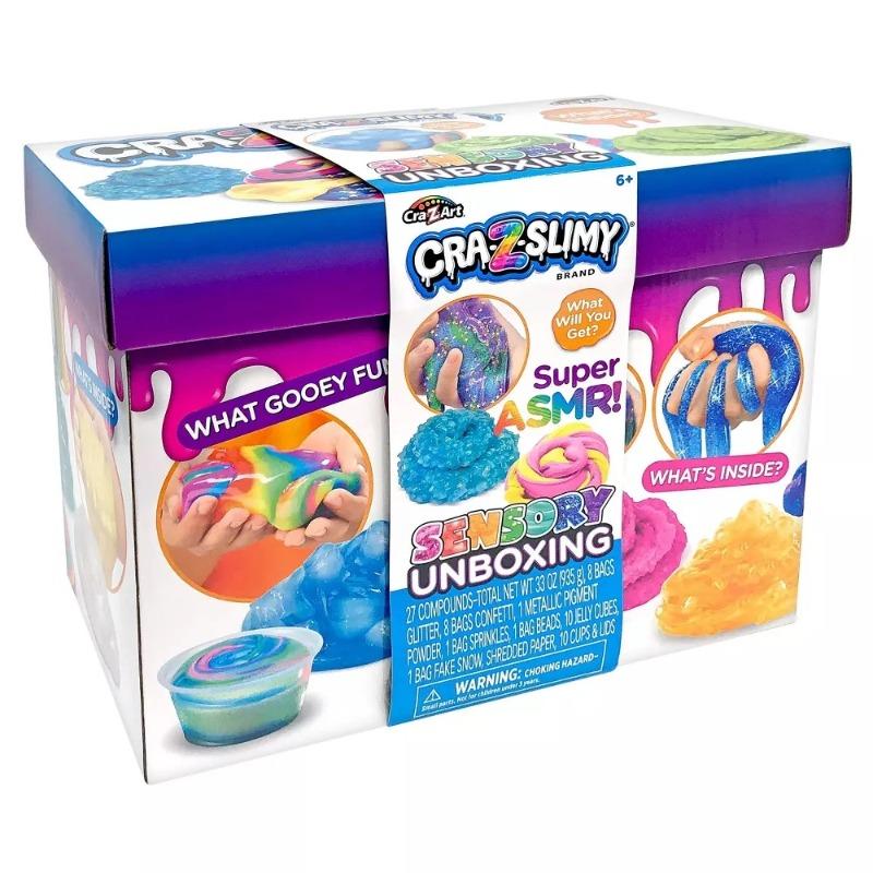 Cra Z Slimy Super Sensory Unboxing Slimes and Putties