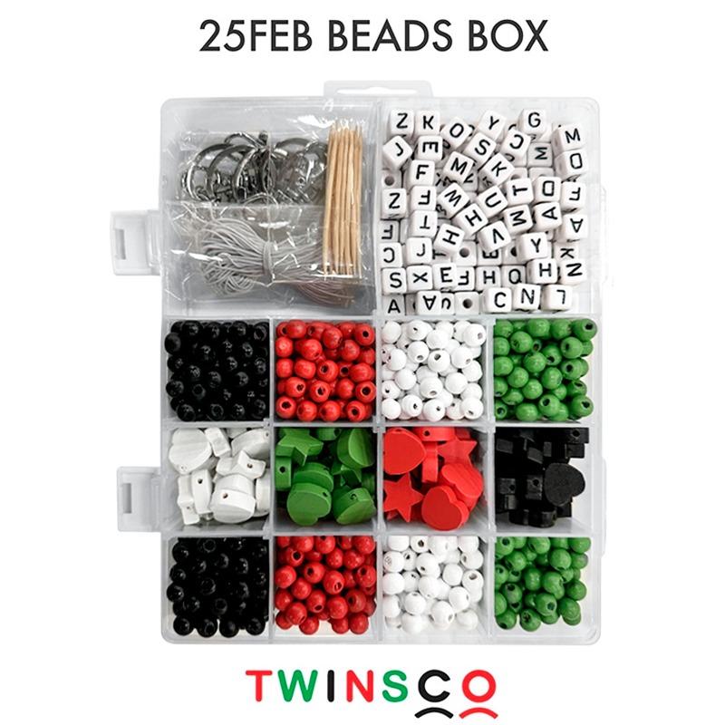 Twinsco 25 February Beads Box