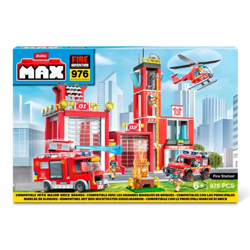 MAX City Fire Adventure Fire Station Construction Set