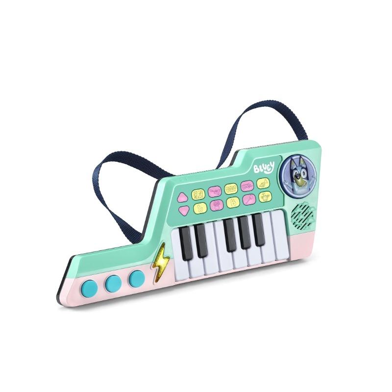 VTech Bluey Bluey's Keytar Toy 5 Instrument Sounds Phrases