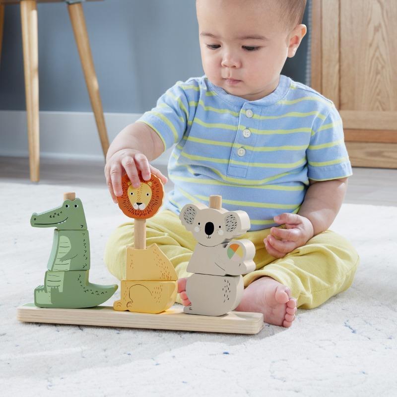 Fisher Price Wood Stack & Sort Animals