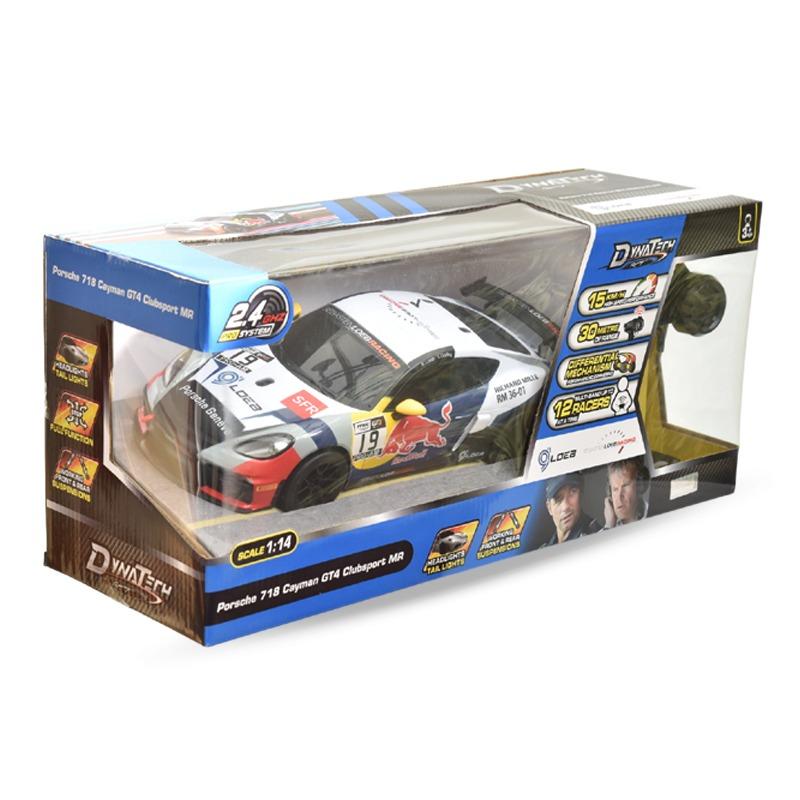 Porsche 718 Cayman GT4 Clubsport RC Car – Sébastien Loeb Racing Edition (White & Blue)