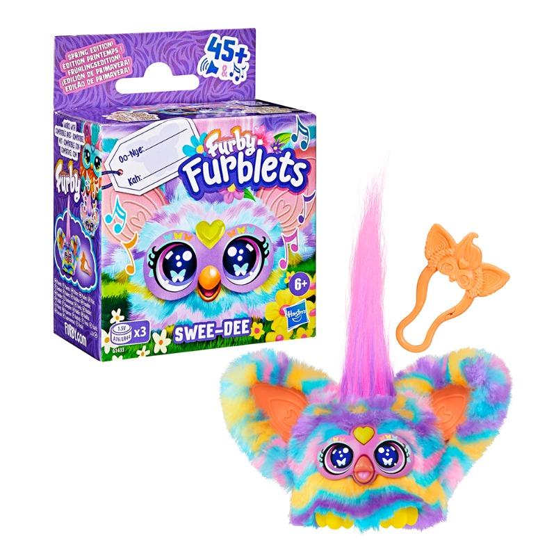 Furby Furblets Zee Bah Mini Friend, Electronic Plush Toys