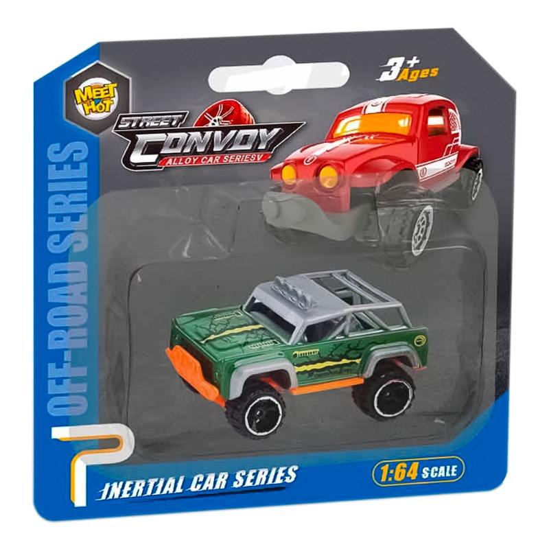 Meet Hot Street Convoy Inertial Off Road Series Car - Multishapes