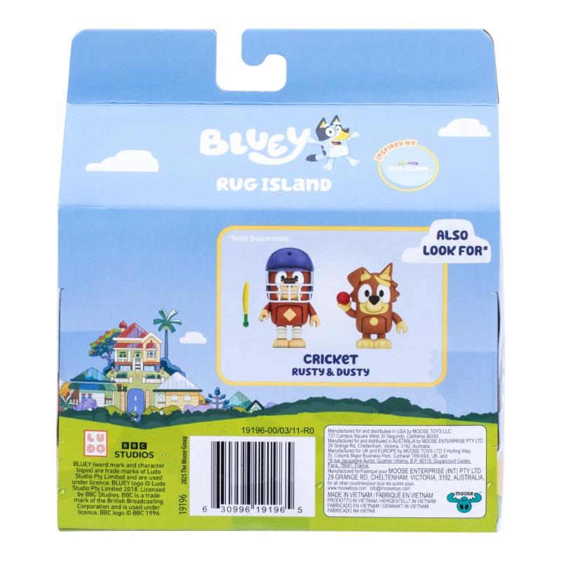 Bluey Figure 2-Pack Rug Island