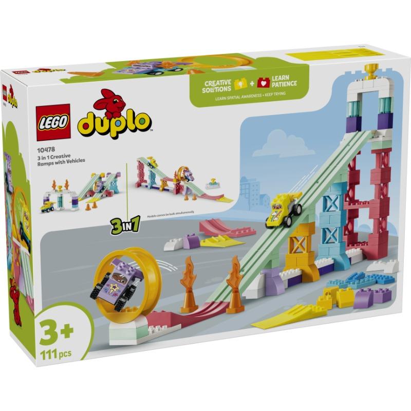 LEGO DUPLO Town 3 in 1 Creative Ramps with Vehicles