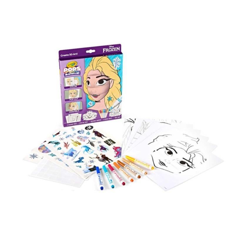 Disney Frozen 3D Activity Set Colouring And Drawing Creation