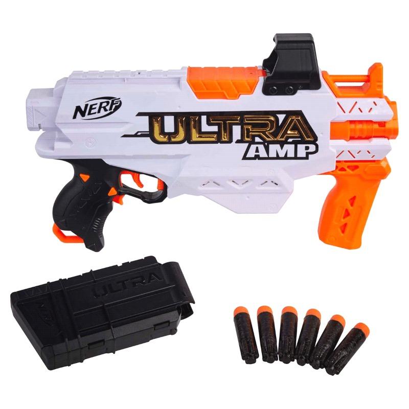 Nerf Ultra Amp Blaster & 20-Dart Refill Pack Combo Set