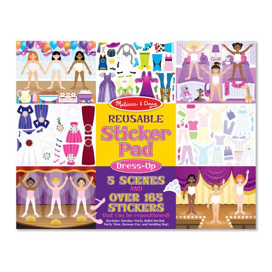 Melissa and Doug Reusable Sticker Pad Dress Up