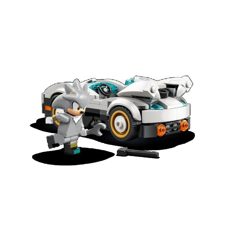 Lego Sonic Silvers Car Vs. Knuckles Monster Truck 378 Pcs 77118