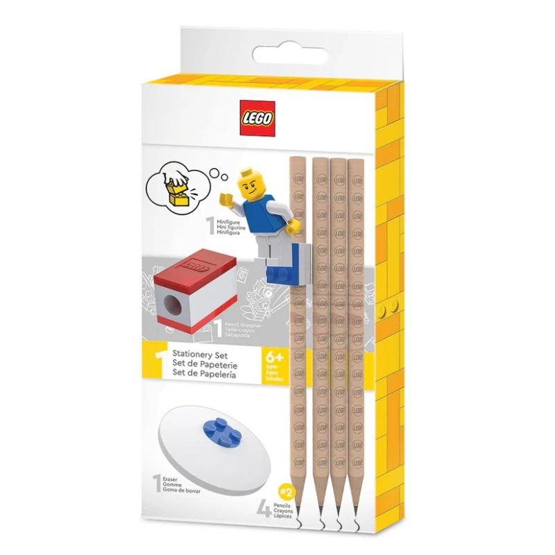 Lego Pencil Set With Minifigure For Kids