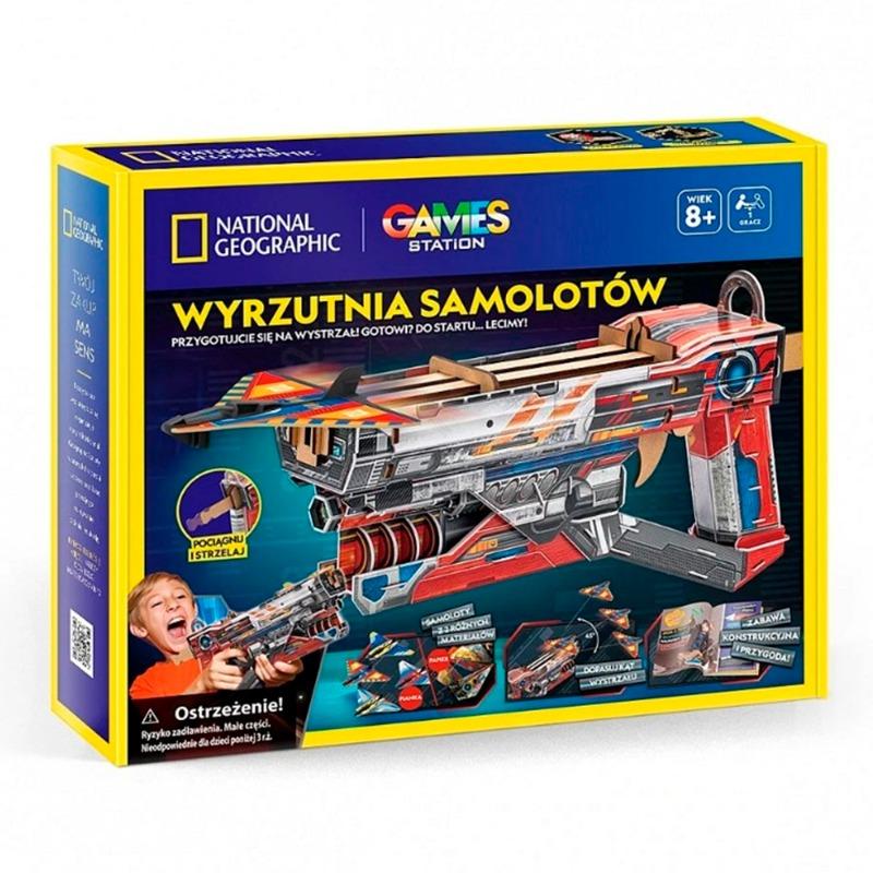 National Geographic Airplane Launcher 3D Puzzle 62 pieces