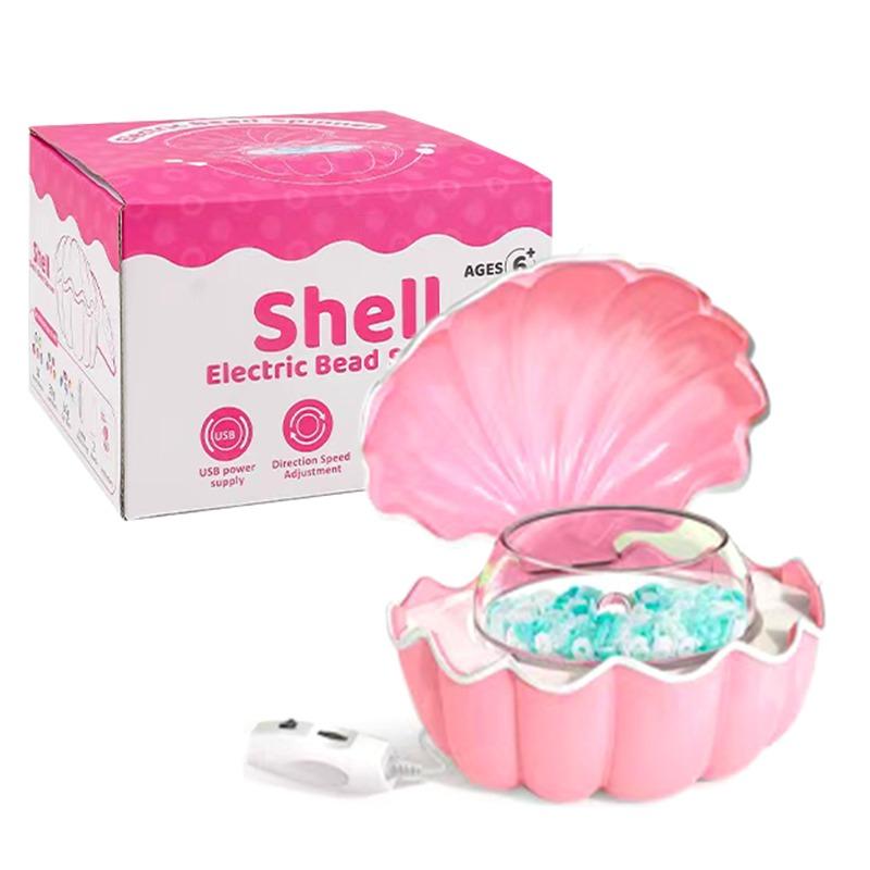 Shell Electric Bead Spinner Tools, 3 in 1 Pink