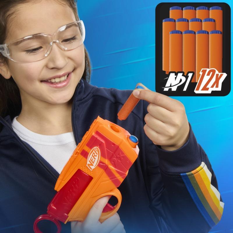 Nerf N Series - 2-Dart Launcher Set with 12 N1 Darts