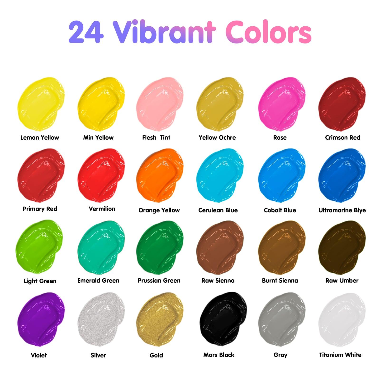 TBC Acrylic Paint Set - 24 Colors