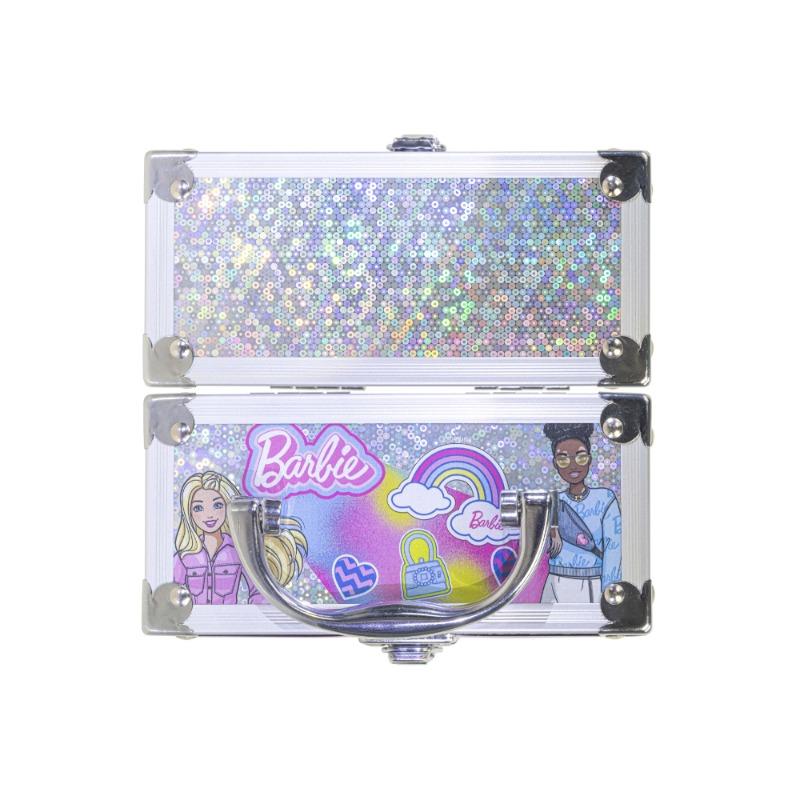 Barbie 4 PK Lip Balm with Train Case