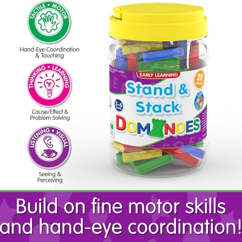 The Learning Journey Stand and Stack Dominoes