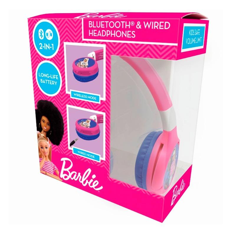 Barbie 2 in 1 Bluetooth & Wired Foldable Headphones