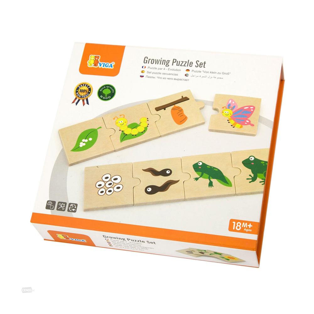 Viga Growing Puzzle Set