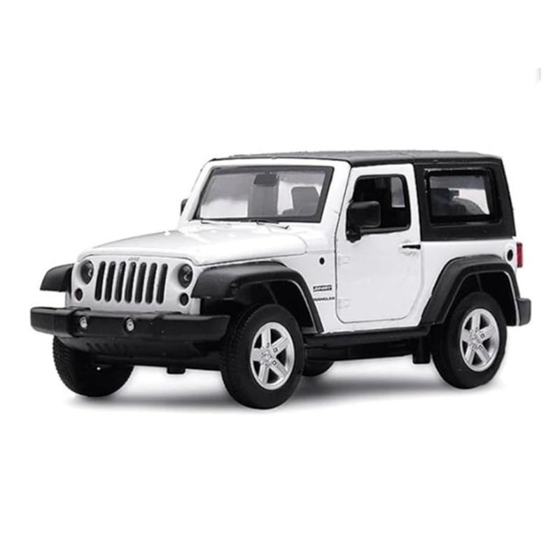 D Power Jeep Wrangler Diecast White