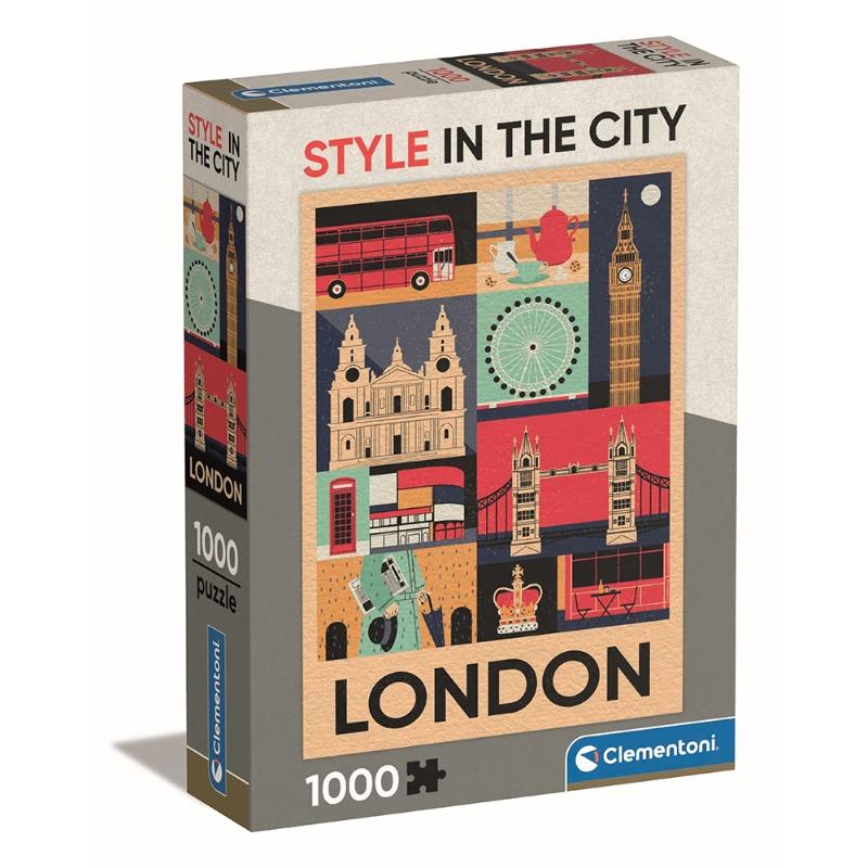 Clementoni Style in The City London Puzzle – 1000 Pieces