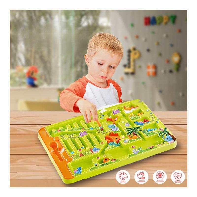 2 in 1 Magic Maze & Aeroplane Chess Game