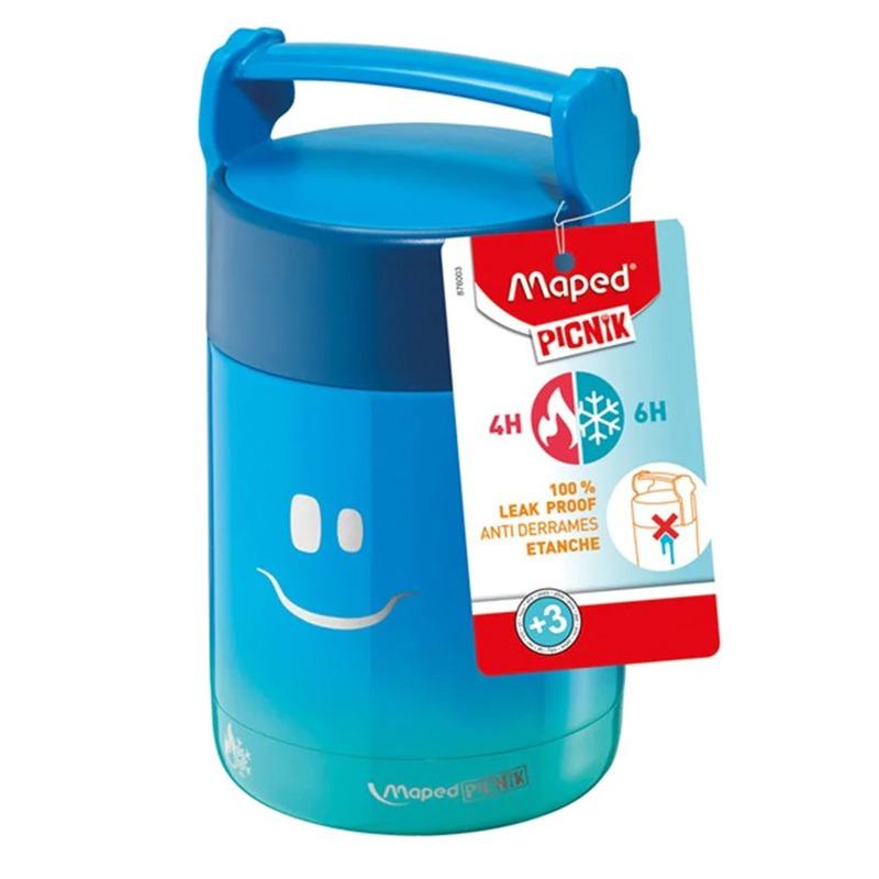 Buy 1 Get 1 Free Maped Hot And Cold Food Jar 350Ml - Blue