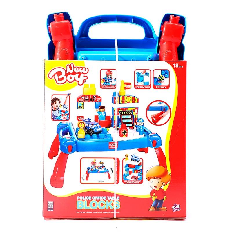 New Boy Police Desk Building Set - 30 Piece