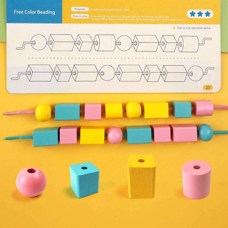 Lacing Blocks Beads And Threading