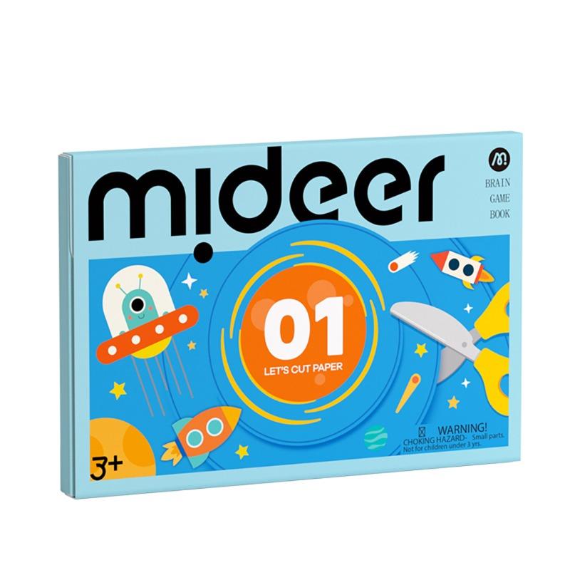 Mideer Level Up Brain Gamebook Let s Cut Paper Level 1