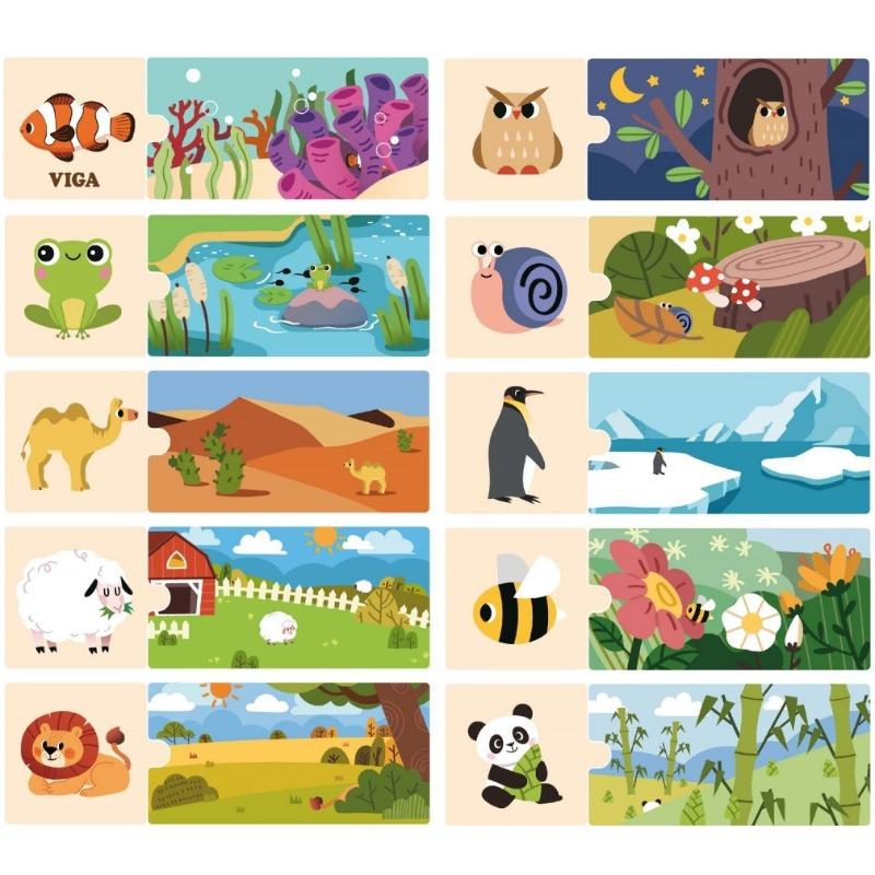 VIGA My Home Puzzle Set