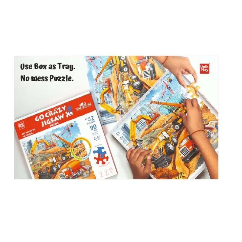 Unikplay Go Crazy Jigsaw Puzzle - Construction
