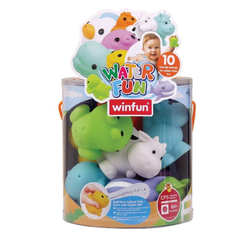 Winfun Bathtime Animal Pals – Farm & Ocean Set