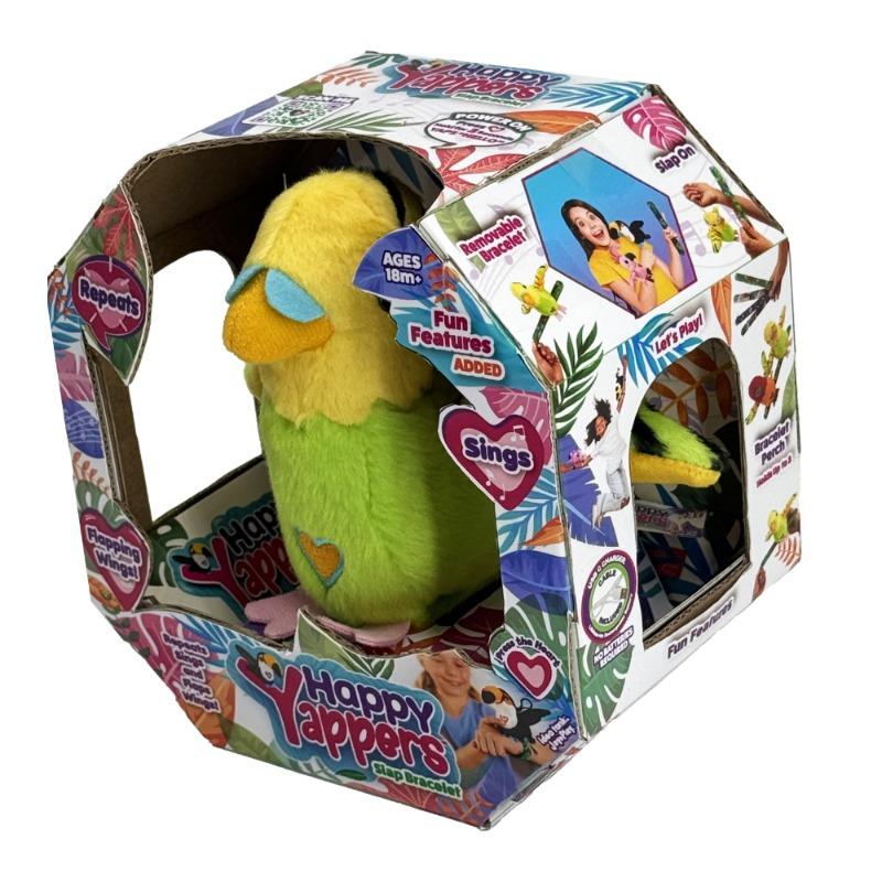 Happy Yappers Green Parakeet