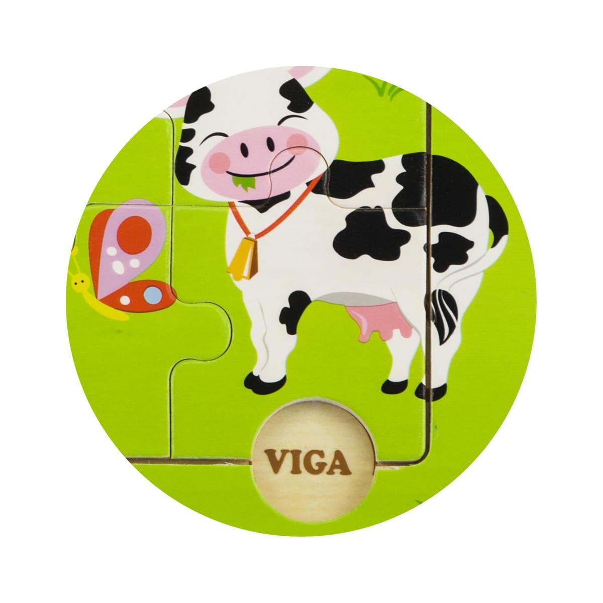 VIGA Farm Animals Puzzle