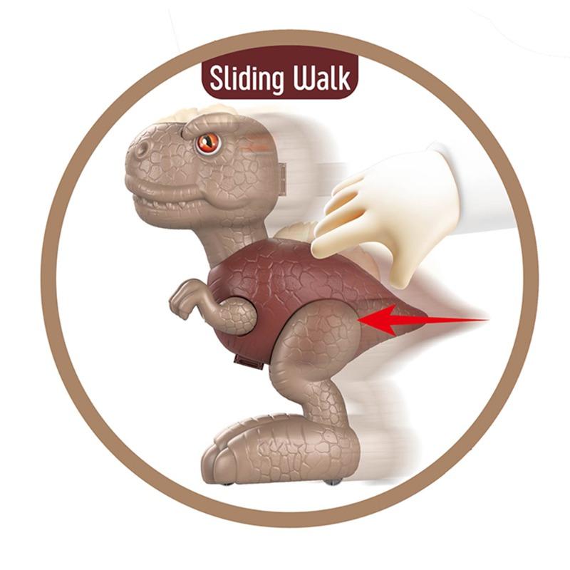 Sliding Tyrannosaurus Dinosaur World Brown