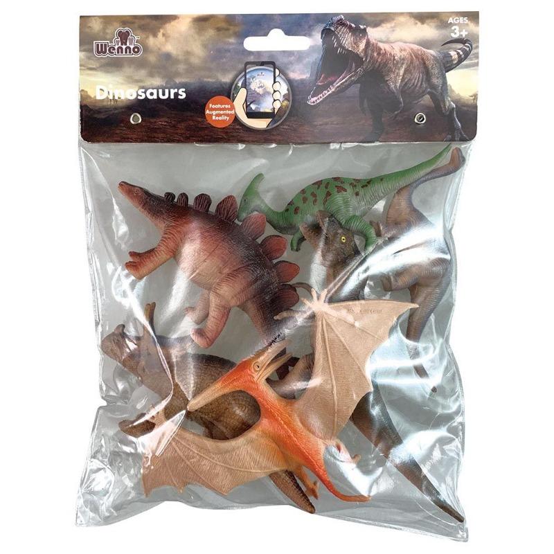 Wenno Dinosaurs Playset - 6 Pcs
