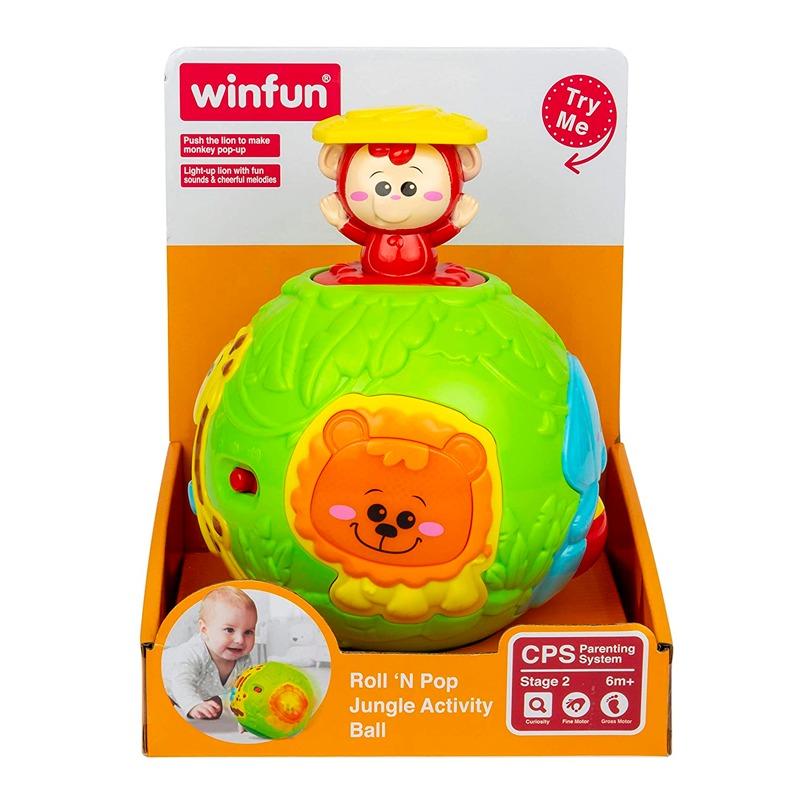 Winfun Roll N Pop Jungle Activity Ball