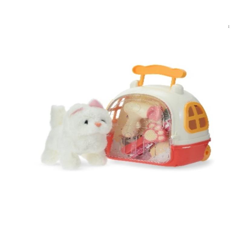 Cute Cat White Backpack