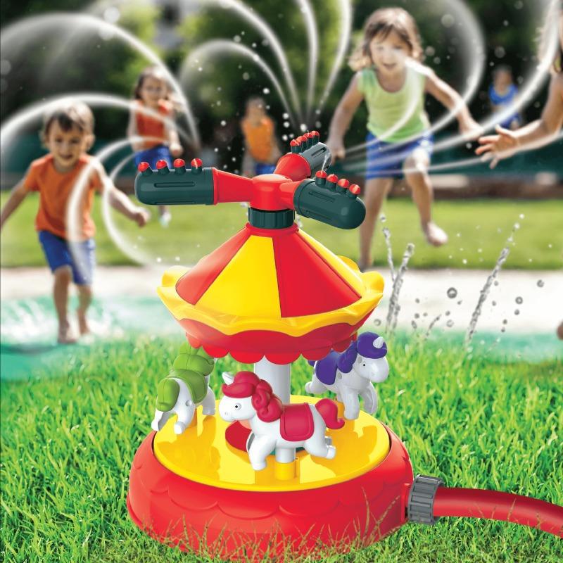 New Boy Carousel Splash Fountain