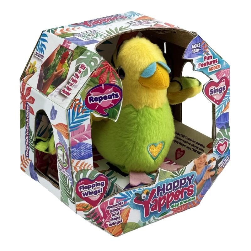 Happy Yappers Green Parakeet