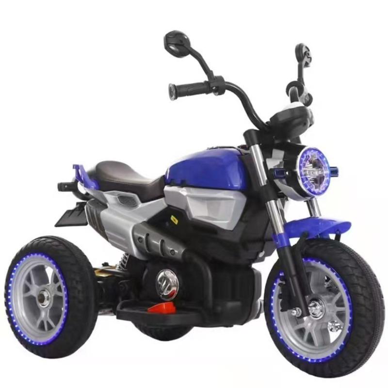 FIRST STEP BMW-Style Kids’ Electric Ride-On Motorcycle Trike 12V