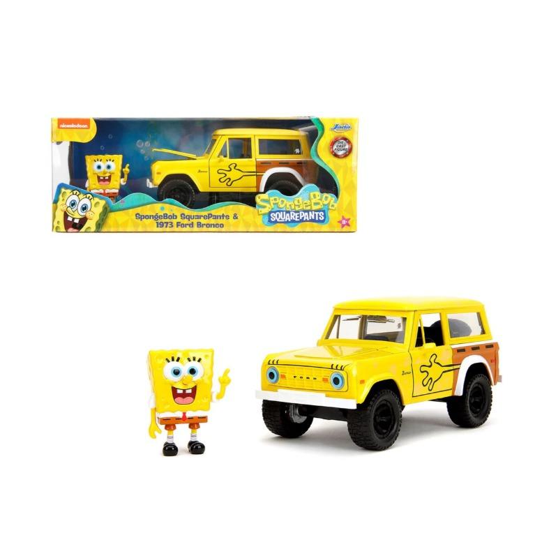 Jada Toys Sponge Bob 1973 Ford Bronco 1 24