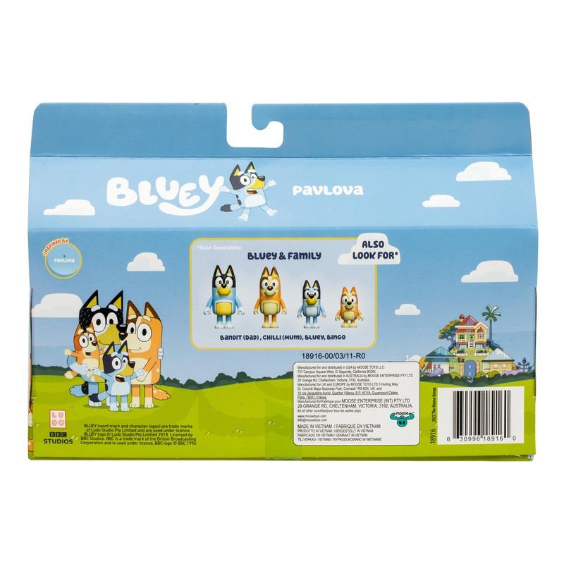 Bluey S13 Lets Play Chef Figure 4pk Pavlova