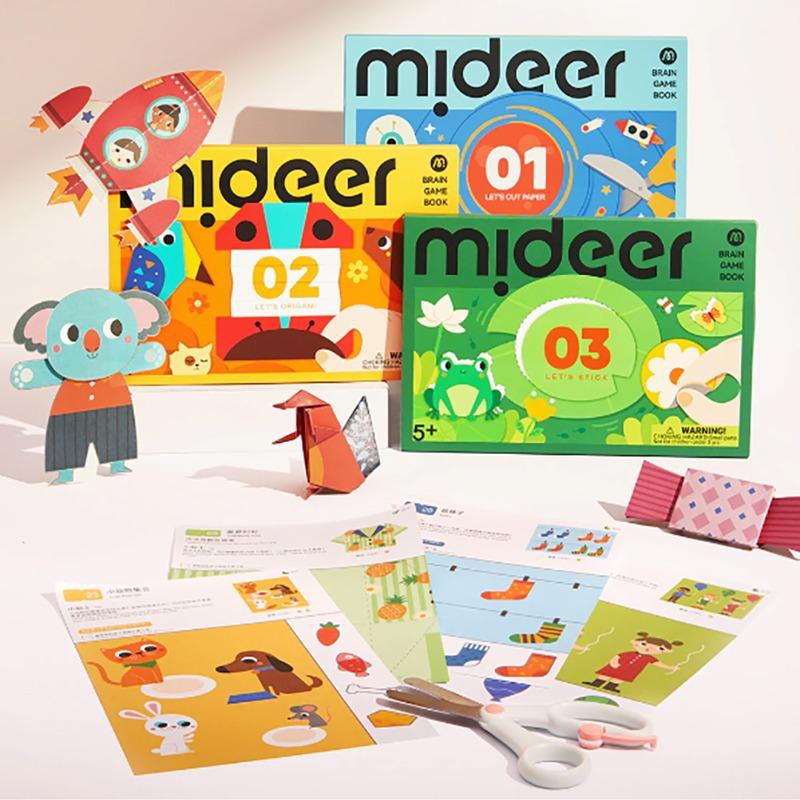 Mideer Level Up Brain Gamebook Let's Stick Level 2