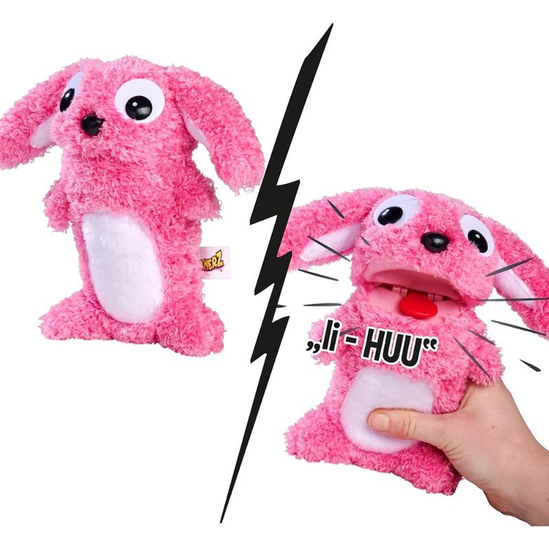 Simba Screamerz Babbling Rabbit 30cm Interactive Soft Plush Toy